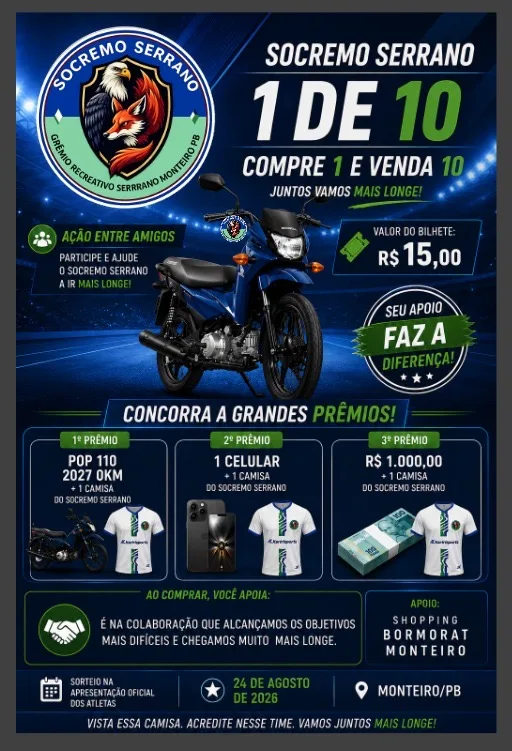 Rifa Socremo Serrano 1 de 10